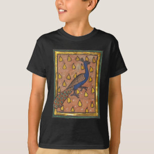 Medieval Bestiary Peacock c. 1270 T-Shirt