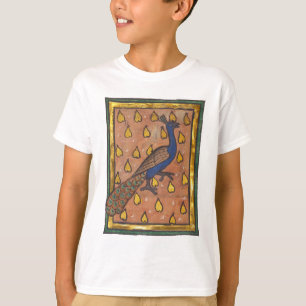 Medieval Bestiary Peacock c. 1270 T-Shirt