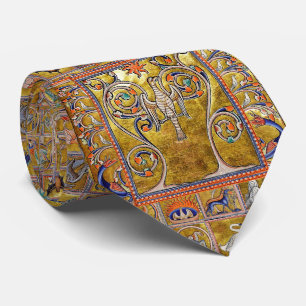 MEDIEVAL BESTIARY,PHOENIX ON TREE OF LIFE,DRAGONS TIE