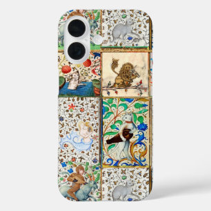 MEDIEVAL BESTIARY PLAYING MUSICAL INSTRUMENTS  iPhone 16 CASE