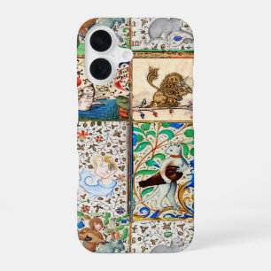 MEDIEVAL BESTIARY PLAYING MUSICAL INSTRUMENTS  iPhone 16 CASE