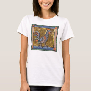 Medieval Bestiary Rooster c. 1270 T-Shirt