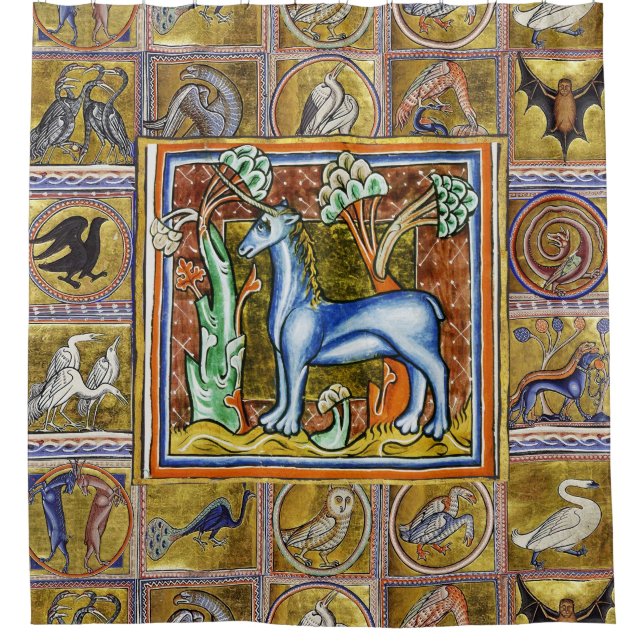 MEDIEVAL BESTIARY,UNICORN,FANTASTIC ANIMALS (Front)