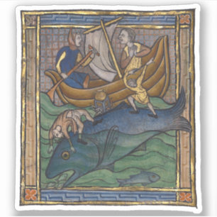 Medieval Bestiary Whale c. 1270