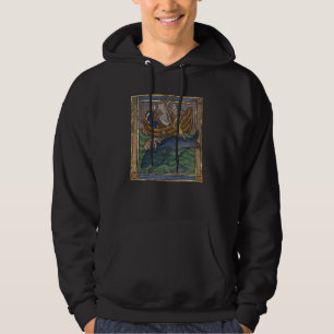 Medieval Bestiary Whale c. 1270 Hoodie