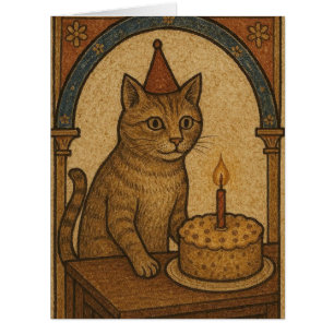 Medieval Birthday Cat