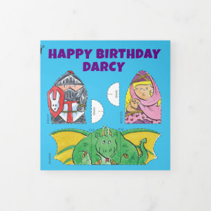 Medieval Birthday Cut-Out Card