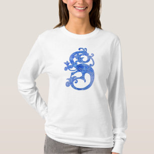 Medieval Blue Glass Dragon T-Shirt