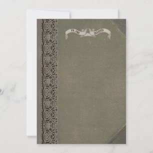 Medieval Book Cover Invitations