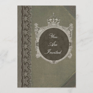 Medieval Book Cover Invitations
