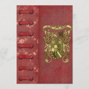 Medieval Book Cover Save The Date
