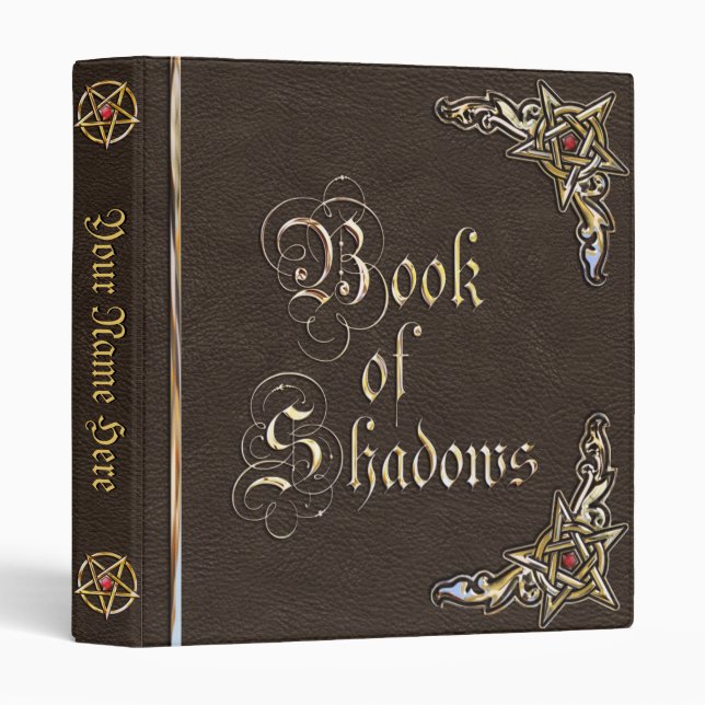 Medieval Book of Shadows Binder (Front/Spine)