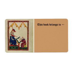 Medieval bookplate