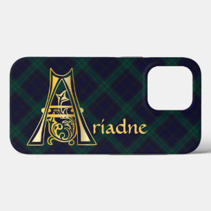 Medieval Botanical Decorative Capital A iPhone 13 Pro Case
