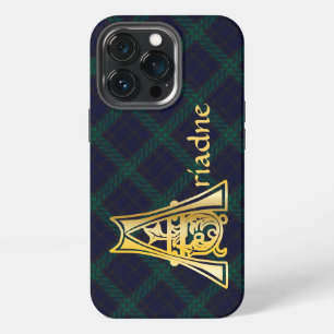Medieval Botanical Decorative Capital A iPhone 13 Pro Case