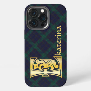 Medieval Botanical Decorative Capital E iPhone 13 Pro Case