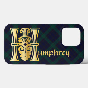 Medieval Botanical Decorative Capital H iPhone 13 Pro Case