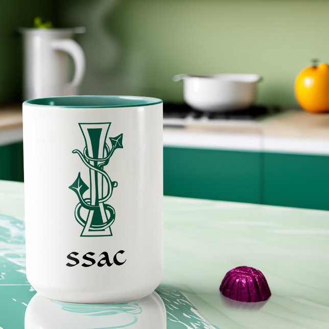 Medieval Botanical Decorative Capital I Mug (Creator Uploaded)