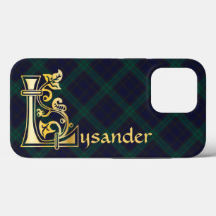 Medieval Botanical Decorative Capital L iPhone 13 Pro Case