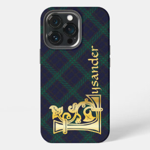 Medieval Botanical Decorative Capital L iPhone 13 Pro Case