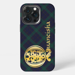 Medieval Botanical Decorative Capital Q iPhone 13 Pro Case