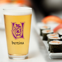 Medieval Botanical Decorative Capital U