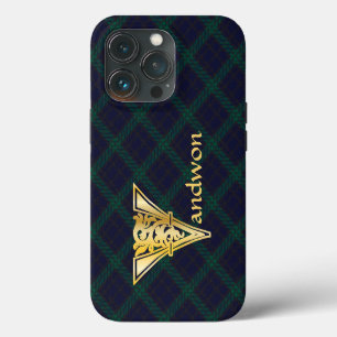 Medieval Botanical Decorative Capital V iPhone 13 Pro Case