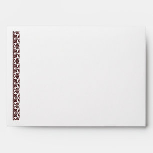 Medieval Brown Border Envelope Template