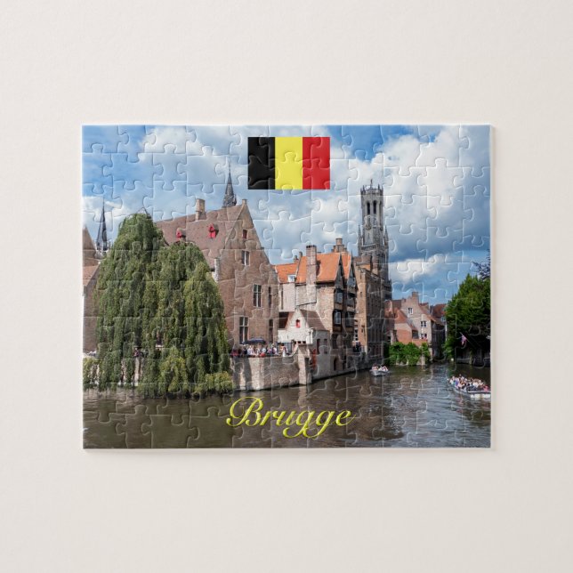 Medieval Brugge - Pro Photo Jigsaw Puzzle (Horizontal)