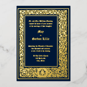 Medieval ca. 1477 Foliage Border Wedding