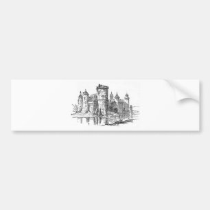 Medieval Castle Bumper Sticker