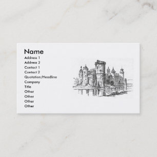 Medieval Castle Business Card
