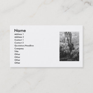 Medieval Castle Business Card
