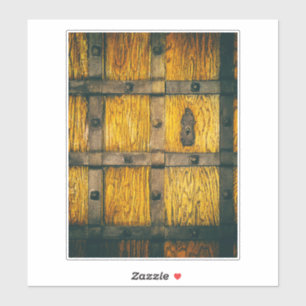 Medieval castle gate close-up.