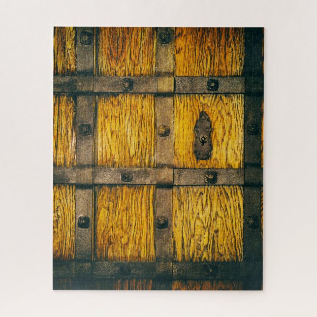 Medieval castle gate close-up. jigsaw puzzle (Vertical)