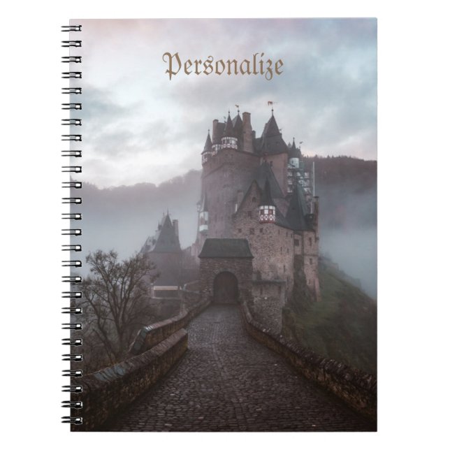 Medieval Castle in the Fog Notebook (Front)