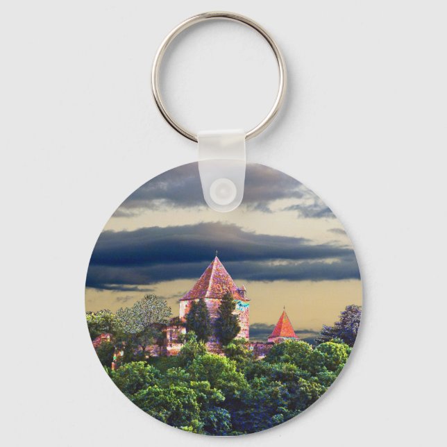medieval castle keychain (Front)