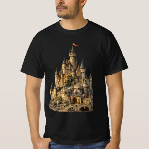 Medieval Castle Knight Men's Fantasy Historical .. T-Shirt