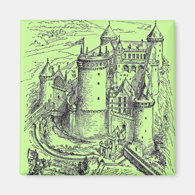 Medieval Castle Magnet (Front)