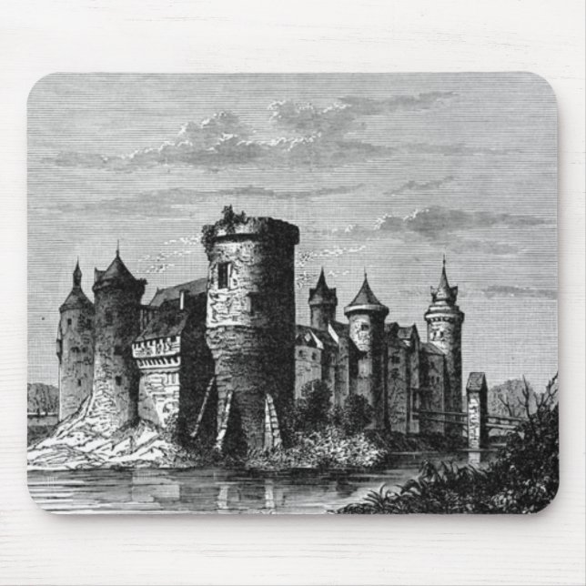 Medieval Castle Mouse Pad (Front)