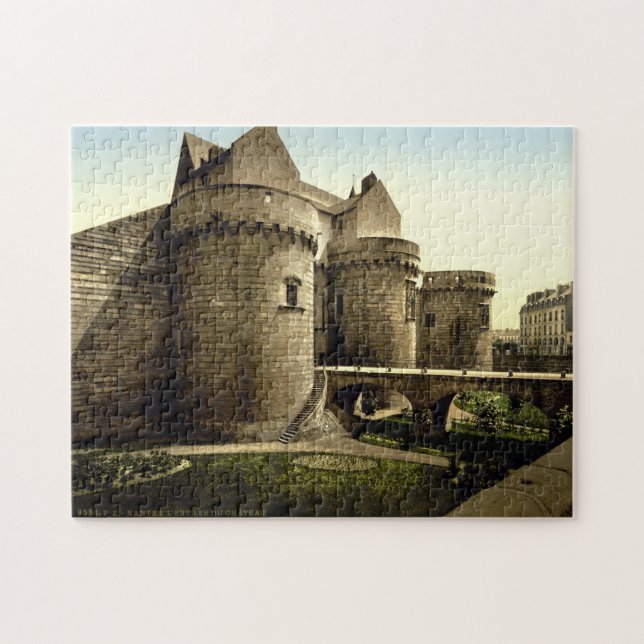 Medieval Castle Nantes France Jigsaw Puzzle (Horizontal)
