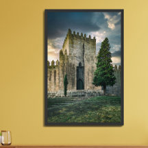 Medieval Castle of Guimaraes, Portugal.