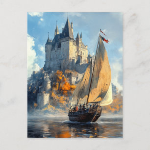 Medieval Castle Postcard