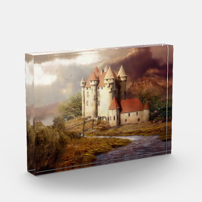 Medieval Castle River Run Photo Block (Left)
