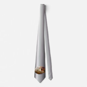 Medieval Castle River Run Tie