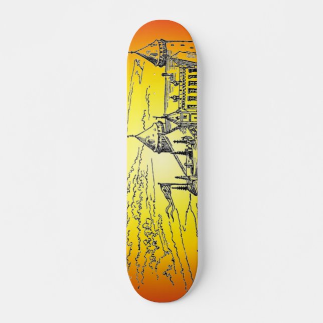 Medieval Castle Skateboard (Front)