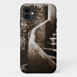 Medieval Castle Stairs of Cardiff Wales iPhone 11 Case
