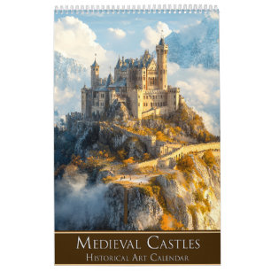Medieval Castles: Historical Art Calendar