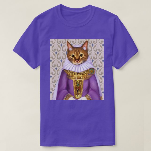 Medieval Cat Maiden T-Shirt (Design Front)