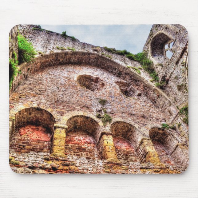 Medieval Chepstow Castle Monmouthshire, Wales, UK Mouse Pad (Front)